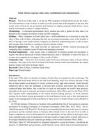 South African corporate ethics codes : establishment and communication