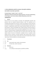 A robust optimization model for prosumer microgrids considering uncertainties in prosumer generation
