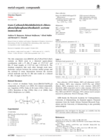 trans-Carbonylchloridobis[tris(4-chlorophenyl) phosphane]rhodium(I) acetone monosolvate