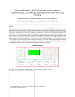 Numerical analysis and performance improvement of nanostructured Cu2O/TiO2 pn heterojunction solar cells using SCAPS