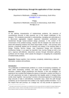 Navigating indeterminacy through the application of user journeys