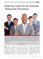 Build the Cadre for the National Democratic Revolution
