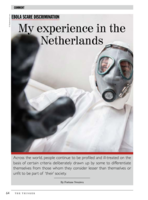 Ebola scare discrimination : my experience in the Netherlands