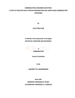Communication, organising and ethics: a study of selected South African organisations and their HIV/AIDS communication strategies