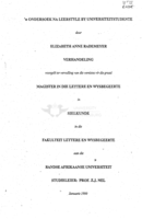'n Ondersoek na leerstyle by universiteitstudente