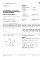 (Acetylacetonato-k2O,O0)carbonyl- {dicyclohexyl[4-(dimethylamino)phenyl]- phosphane-kP}rhodium(I)