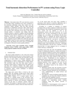 Total harmonic distortion Performance in PV systems using Fuzzy Logic Controller