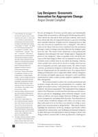 Lay designers : grassroots innovation for appropriate change