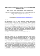 Influence of laser scanning speed on the rotary wear behaviour of deposited Ti6Al4V alloy and Cu