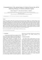Conceptualization of the optimal design of a hydroxyl booster dry cell for enhancing efficiency of internal combustion engines