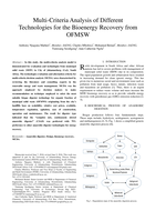 Multi-criteria analysis of different technologies for the bioenergy recovery from OFMSW