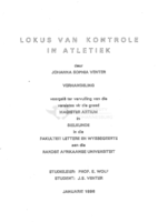 Lokus van kontrole in atletiek