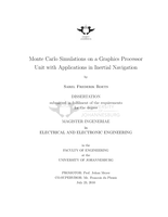 Monte Carlo simulations on a graphics processor unit with applications in inertial navigation