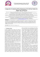 Comparative evaluation of the performance of a bi-fuel vehicle on biogas and natural gas