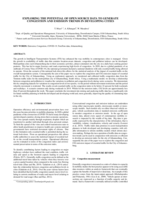 Exploring the potential of open source data to generate congestion and emission trends in developing cities