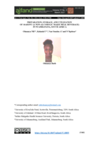 Preparation, storage, and utilization of Mahewu (a non-alcoholic maize meal beverage) in Ntambanana, South Africa