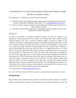 Evaluating land cover change and its impact on hydrological regime in Upper Shire River Catchment, Malawi