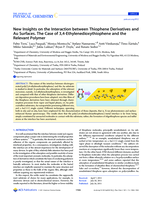 New insights on the interaction between thiophene derivatives and Au surfaces: the case of 3,4-ethylenedioxythiophene and the relevant polymer.