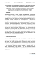 Developing an urban sustainability toolbox using earth observation data and GIS for monitoring rapid urbanisation in developing countries