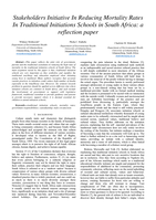 Stakeholders initiative in reducing mortality rates in traditional initiations schools in South Africa : a reflection paper