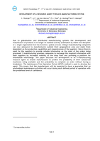Development of a resource agent for an e-manufacturing system