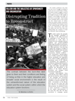 Fallism and dialectics of  spontaneity and organisation : disrupting tradition to reconstruct tradition