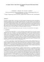 An adaptive markov chain monte carlo method for bayesian finite element model updating