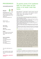 The genomic ancestry of the Scandinavian Battle Axe Culture people and their relation to the broader corded ware horizon
