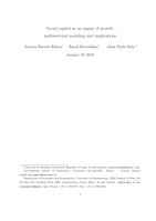Social capital as an engine of growth : multisectoral modeling and implications