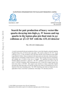 Search for pair production of heavy vector-like quarks decaying into high- pT W bosons and top quarks in the lepton-plus-jets final state in p p collisions at √s=13 TeV with the ATLAS detector