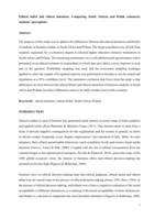 Ethical belief and ethical intention : Comparing South African and Polish commerce students’ perceptions