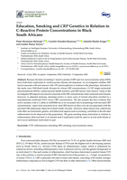 Education, smoking and CRP genetics in relation to C-Reactive Protein concentrations in black South Africans