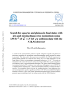 Search for squarks and gluinos in final states with jets and missing transverse momentum using 139fb-1 of √𝒔 =13 TeV 𝒑 𝒑 collision data with the ATLAS detector