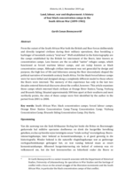 Land, labour, war and displacement: a history of four black concentration camps in the South African War 1899‐1902
