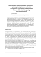 An investigation on the relationships between the petrographic, physical and mechanical characteristics of sandstones from Newspaper Member of the Natal Group using Self Organising Maps
