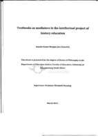 Textbooks as mediators in the intellectual project of history education