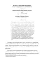 Influence of higher order need strength and job characteristics on job performance.