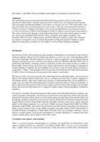 The Gupta’s, the public protectors report and capital accumulation in South Africa