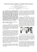 TB detection using modified Local Binary Pattern features