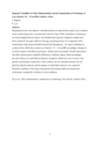 Regional variability in lithic miniaturization and the organization of technology in late glacial (~18 – 11 kcal BP) Southern Africa