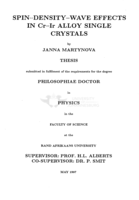 Spin-density-wave effects in Cr-Ir alloy single crystals.