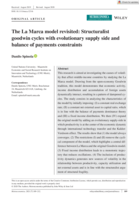 The La Marca model revisited : Structuralist  goodwin cycles with evolutionary supply side and  balance of payments constraints