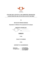 Ethylene vinyl acetate-fly ash composites: preparation, characterisation and application in water treatment