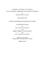 Emotion coaching of families with children experiencing learning barriers