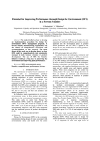 Potential for improving performance through design for environment (DFE) in a ferrous foundry