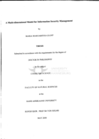 A multi-dimensional model for information security management