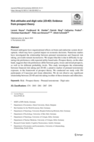 Risk attitudes and digit ratio (2D:4D) : evidence from prospect theory
