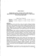 Problems facing construction companies in  retention of employees in South Africa : a case study  of Gauteng Province