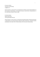 The quality of elections in African small island developing states