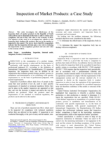 Inspection of market products : a case study